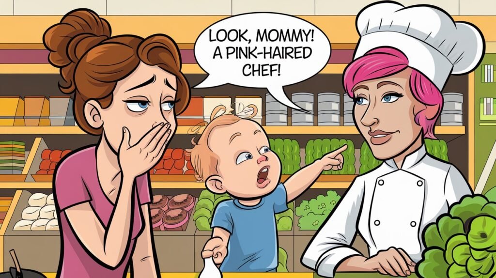 Mumma, Look! She’s Wearing Underwear!” — And I Froze